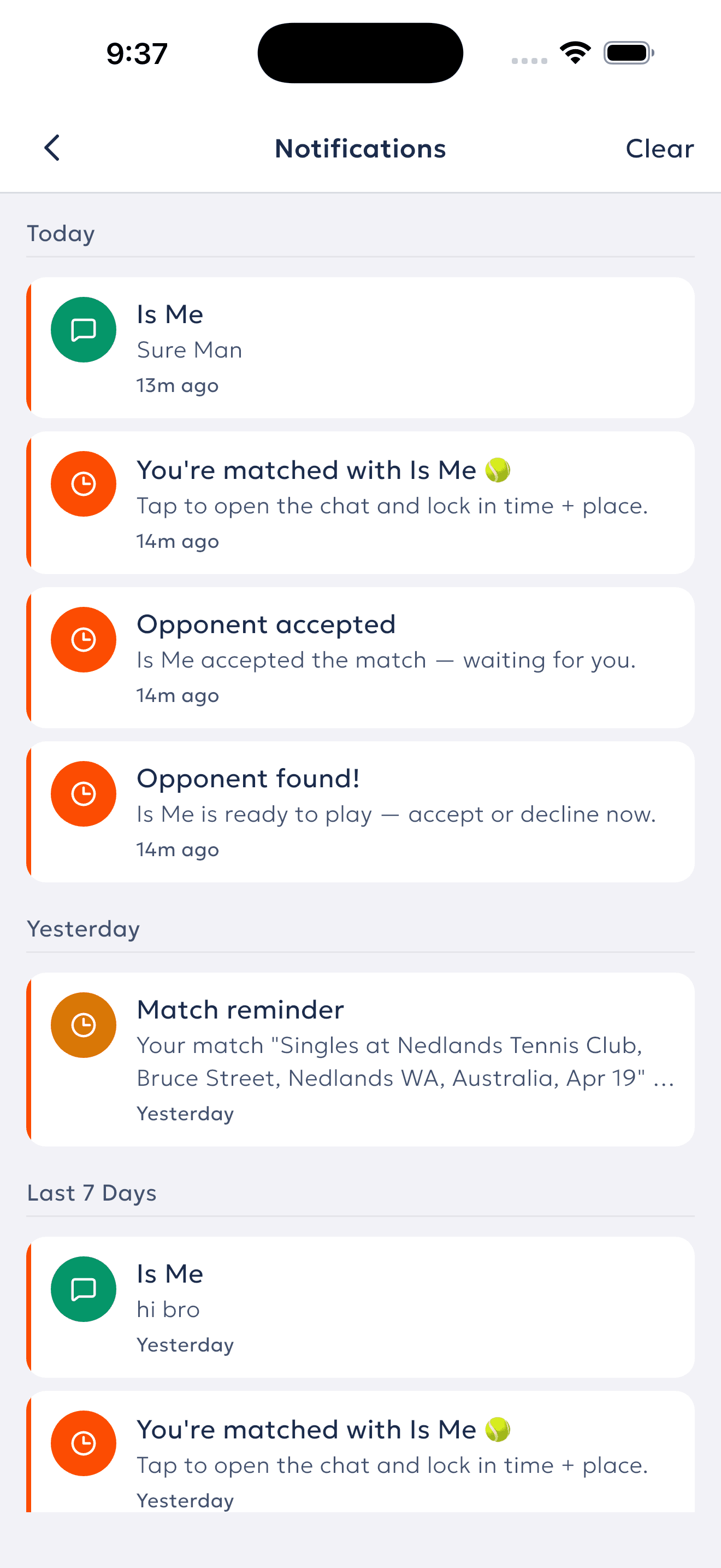 Notifications